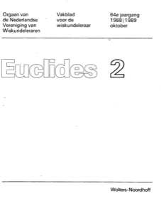 Cover Euclides jaargang 64 nummer 2