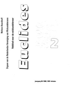 Cover Euclides jaargang 66 nummer 2