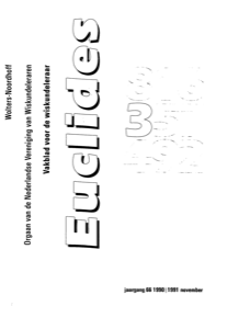 Cover Euclides jaargang 66 nummer 3