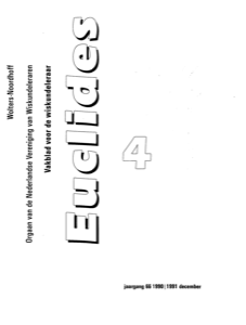 Cover Euclides jaargang 66 nummer 4