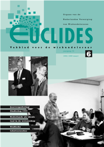 Cover Euclides jaargang 70 nummer 6