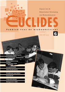 Cover Euclides jaargang 71 nummer 6