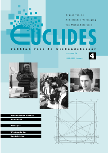 Cover Euclides jaargang 74 nummer 4