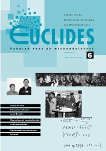 Cover Euclides jaargang 74 nummer 6