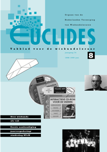 Cover Euclides jaargang 74 nummer 8