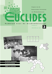 Cover Euclides jaargang 75 nummer 3